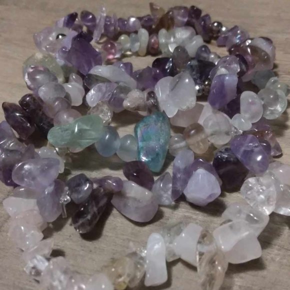 Set of 4 Chipped Stone Bracelets - Picture 2 of 8